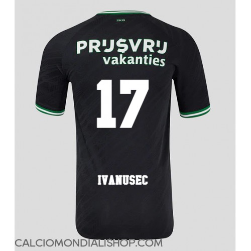 Maglie da calcio Feyenoord Luka Ivanusec #17 Seconda Maglia 2024-25 Manica Corta